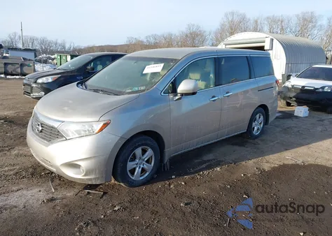 2011 Nissan Quest Sv z USA, uszkodzony, nr VIN JN8AE2KP9B9007415
